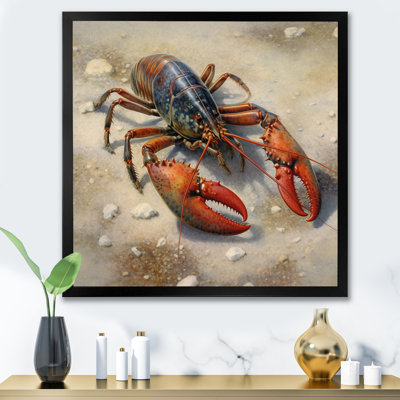 Homard délicatesse marine II sur toile