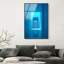 Cerulean Corridor II Print-277547955-522600882