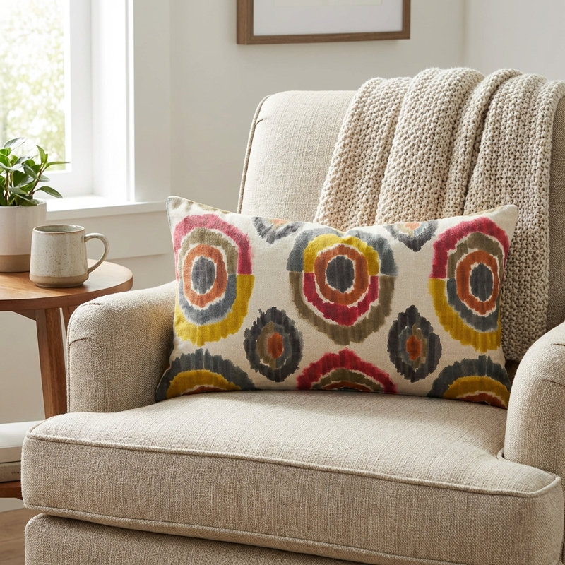 Earth Crust Pillow Cover & Insert, Throw Pillow, 20" x 20"