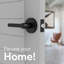 Poignée de porte intérieure réversible avec rosette ronde Mega Handles RONN | Acier inoxydable durable | Clés identiques, chambres à coucher, salles de bain et couloirs (paquet de 2)-98912541