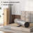 Mattress Full Size 12 Inch, Mattress with Gel Memory Foam and Pocket Springs, Euro Top Medium Firm, Black-1865770403-1865770400