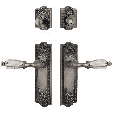 Nostalgic Warehouse Meadows Entry Set with Parlour Crystal Lever