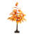 Pre-Lit Autumn Maple Artificial Fall Tree With 180 Warm White LED Lights-950483943