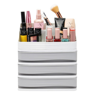Plastic Makeup Organiser