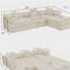 Canapé modulaire de 108 po avec méridienne en forme de L, méridienne désossée à assise profonde, canapés à compression en éponge sans assemblage requis, canapé-lit pliant moderne avec dossier amovible-1304594032