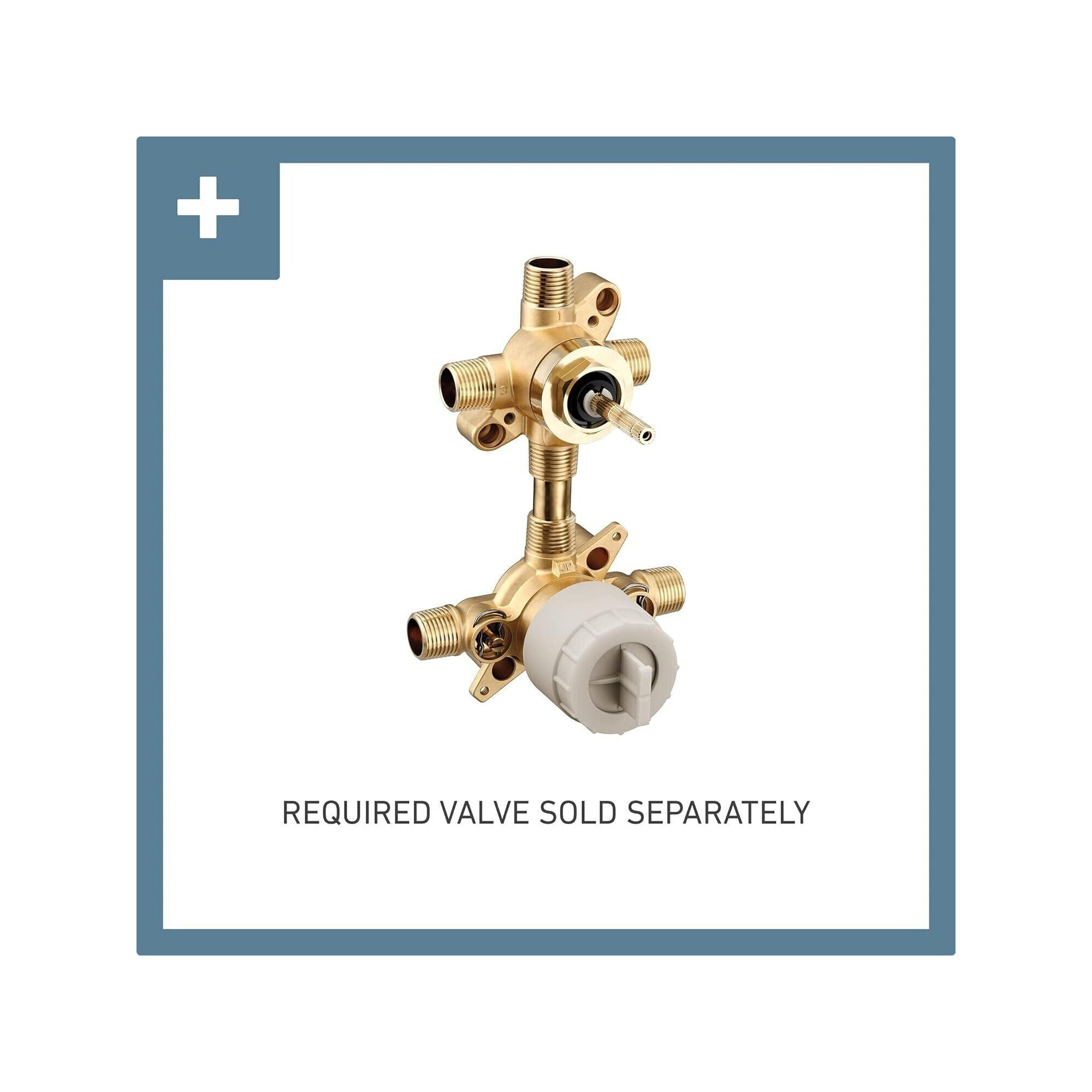 Cia M-CORE Transfer Valve Trim, Chrome