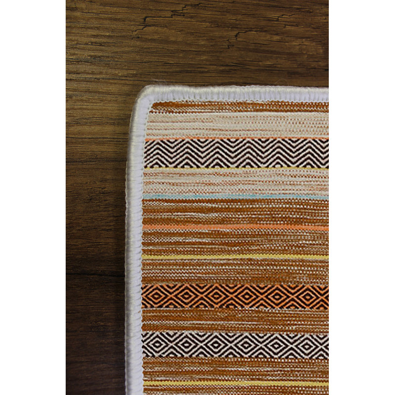 Asherman Striped Area Rug, Rectangle 160 x 230cm