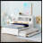 Margrid Bookcase Storage Bed with Trundle,Drawers and USB Plugs,Full Size Platform Bed-262758269