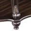 Présentoir à café ovale en bois massif de 42 po, 2 avec tablette ouverte pour le salon, surface chauffante, pièce de table facile à assembler, tablette de rangement, finition,