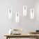 Cassandra Light chrome Bubble crystal glass  4 LED  pendant light dimmable