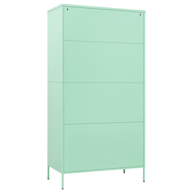 Organisateur de garde-robe pour garde-robe en acier, Menthe