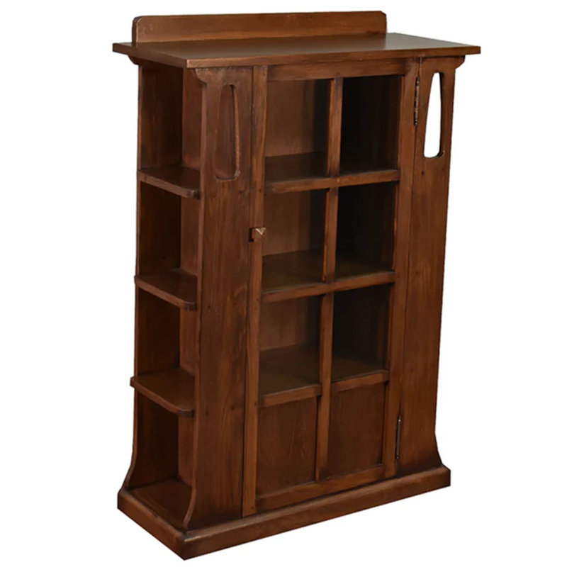 Scruggs Storage Bookcase, Dark Brown