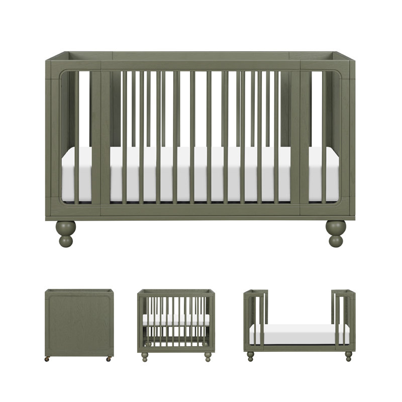 Astre All-Stages® 8-in-1 Crib with Bassinet & Toddler Bed Kits by Nate Berkus, Toffee