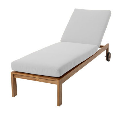 Venice Outdoor Teak Chaise Lounge