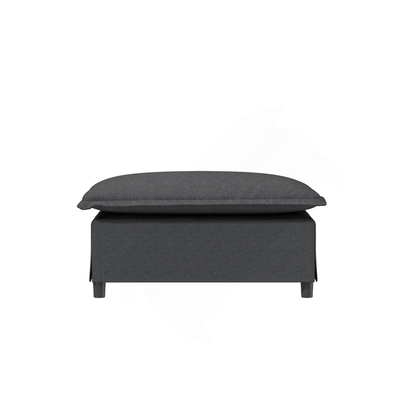 Charming Ottoman Module For Sectional Sofa With Thoughtful Design And Soft Touch, Grey