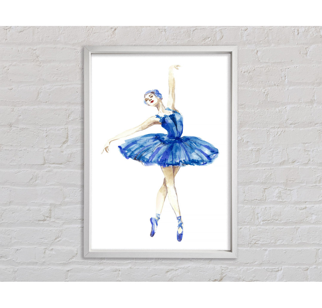 Blaue Ballerina 4 - Druck