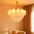 Modern-8 Light Dimmable Gold Crystal Chandelier