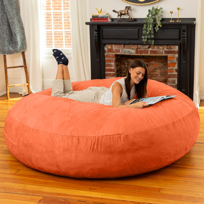 Jaxx 6 Foot Cocoon - 2-in-1 Convertible Bean Bag Bed & Large Bean Bag Chair for Adults 