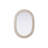 Dennard Oval Cornhusk Mirror 42 in Linen White-108306254