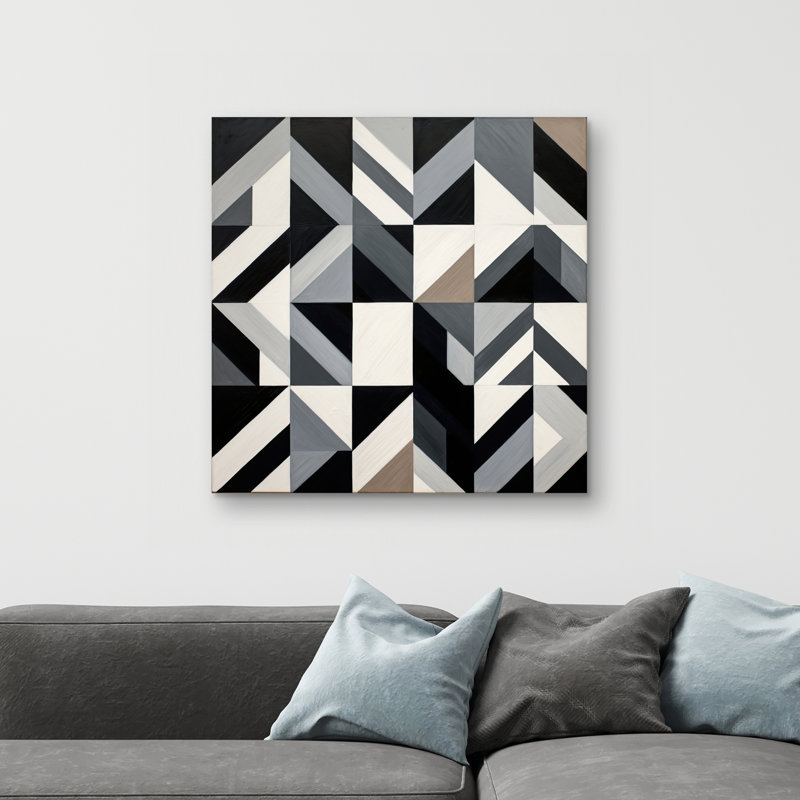 Grid - 32"x32" art on canvas