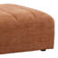Magda Hardwood Upholstered Ottoman, Terracotta-541543161
