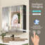 Pharmacie Cvetelin 30 W 30 H avec miroir 4 tablettes-442466341