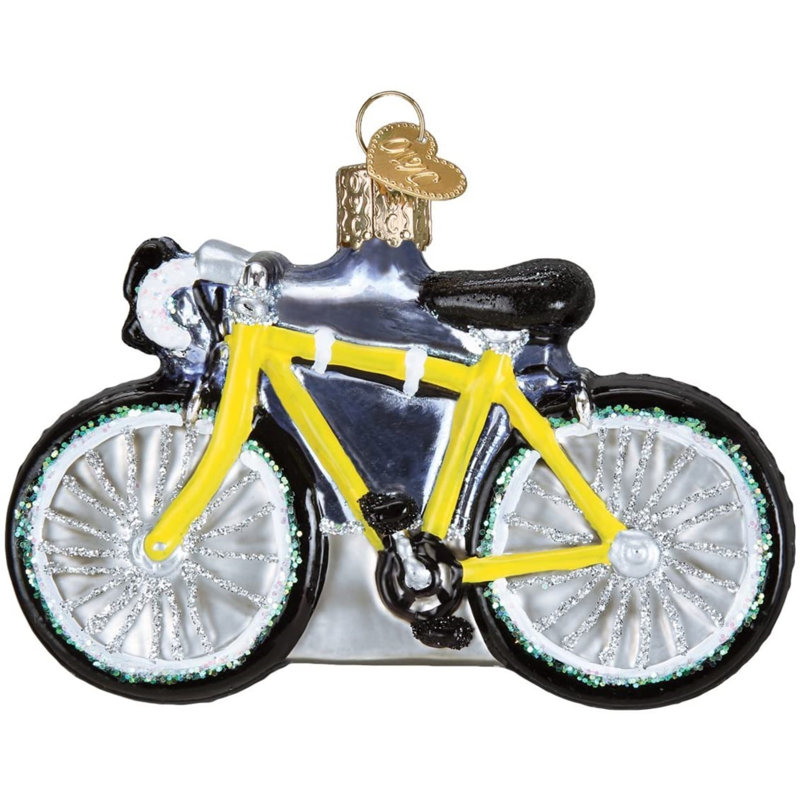 Ornement figurine suspendu vélo de route