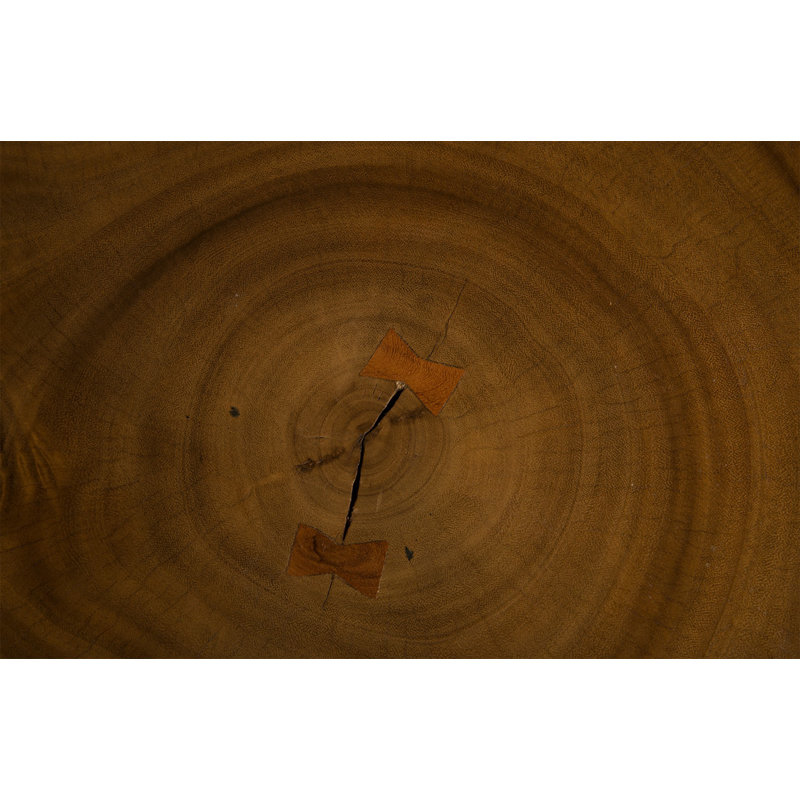 27" Modern Chamcha Wood Round Counter Height Pub Table