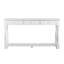 Console Table For Entryway Wood Sofa Table With Storage Drawers And Bottom Shelf For Hallway Living Room