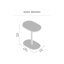 Amorsolo Solid Wood C Shape Pedestal Side Table-1644606798