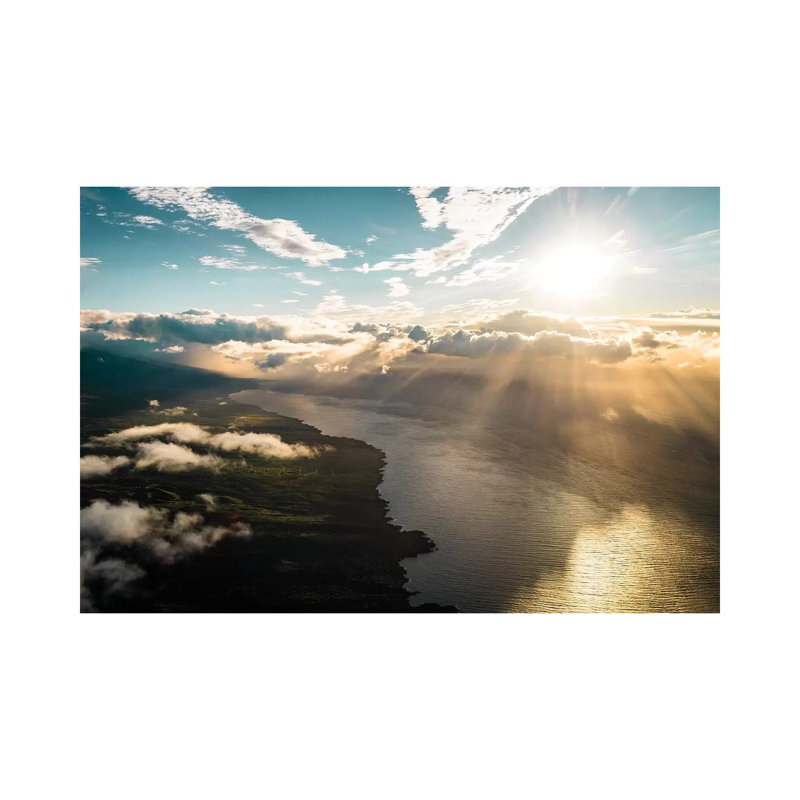 Maui From Above by Lucas Moore - Wrapped Canvas Print, 66.04 cm H x 45.72 cm W x 1.91 cm D