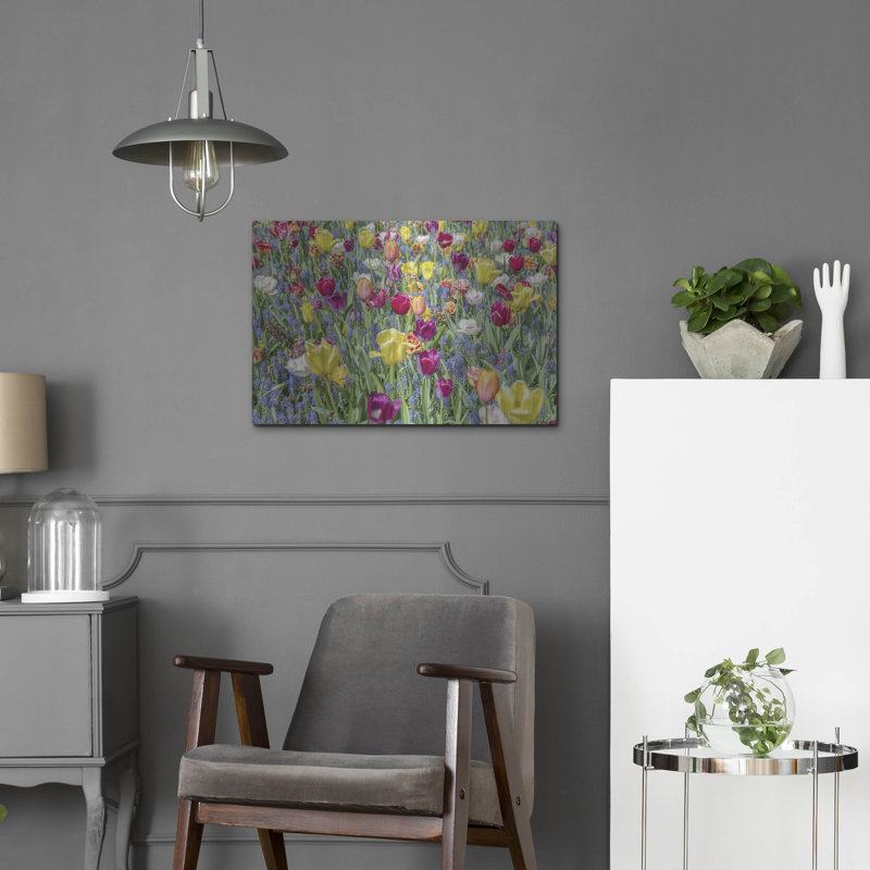 "Tulipes Kuekenhaus I" par Richard Silver, H 16 po x l 24 po