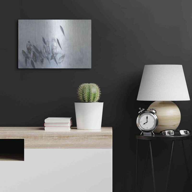 Red Barrel Studio® «Gamment Waving» par Jo Maye, art mural en métal, H 16 po x l 24 po