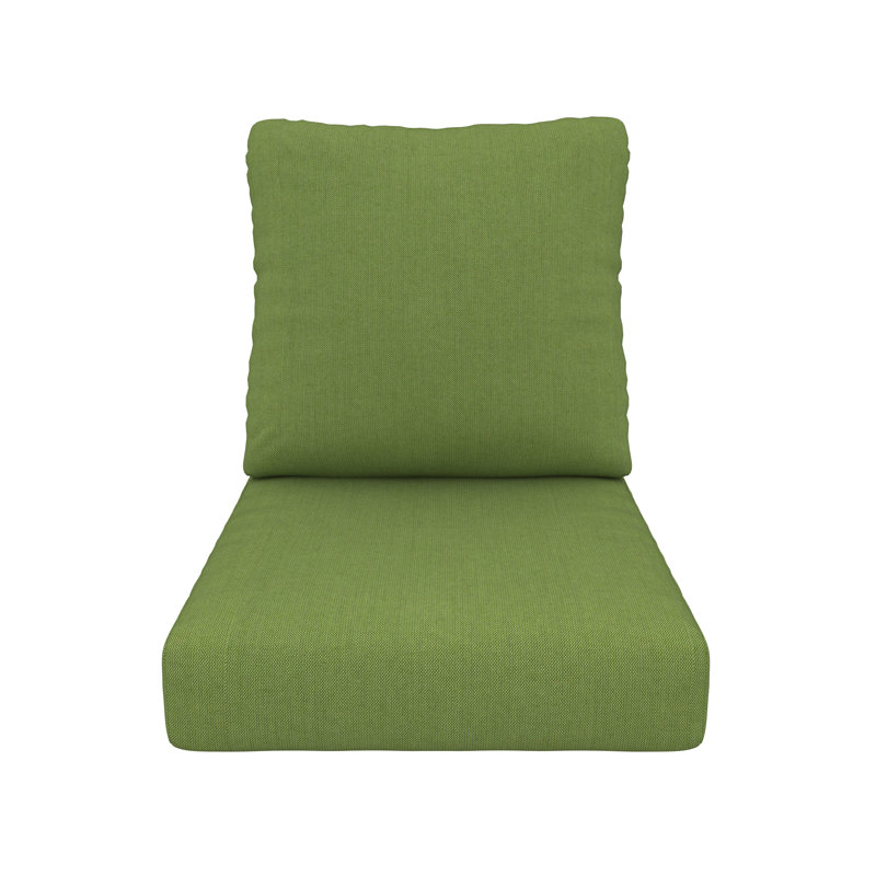 Deep Seating Outdoor Sunbrella® Seat/Back Cushion, Spectrum Cilantro Sunbrella® Plainweave