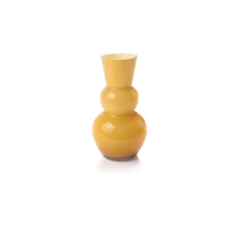 Vase de table Alaina, Ambre