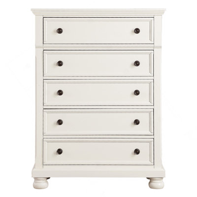 Meuble de chambre décontracté à finition blanche 1pc