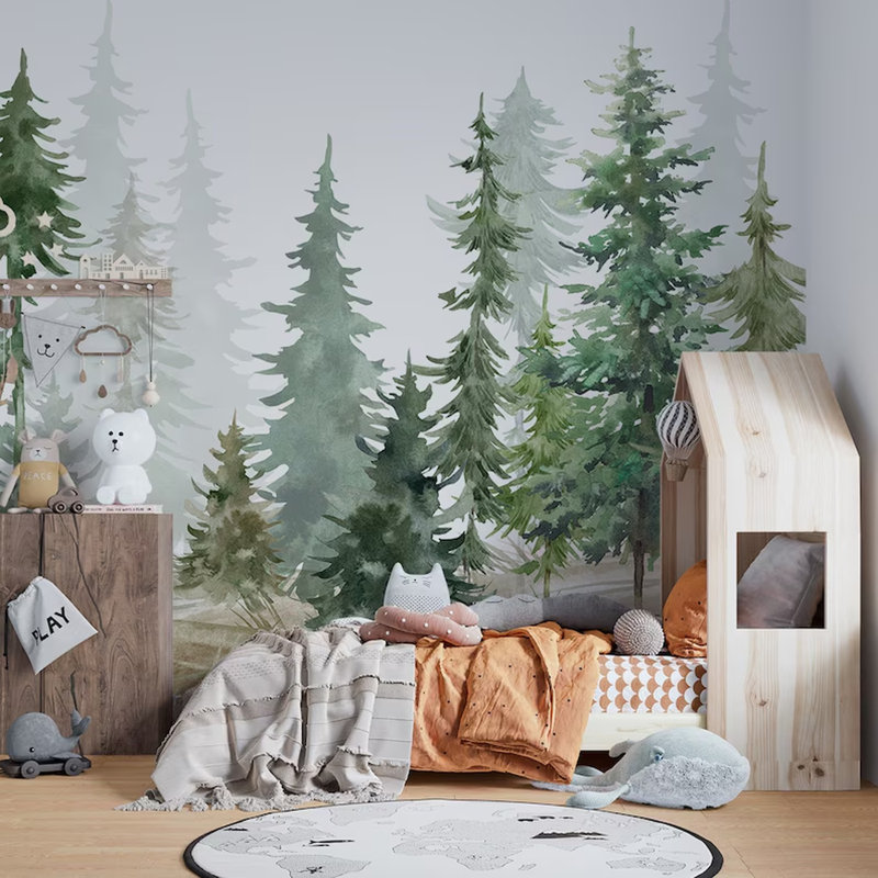 Misty Mountain Forest Adventure, 236" L x 117.96" W