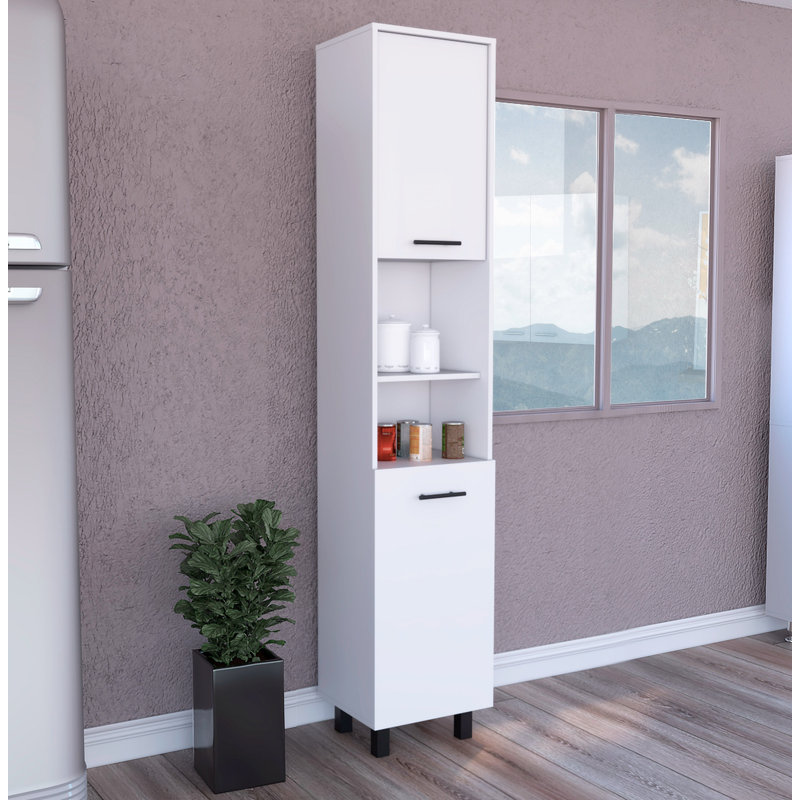 Armoire Keitha, trois tablettes intérieures