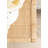 Rafina Coastal Tiered Rectangle Rattan Side Table