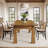 63" Solid Wood Dining Table