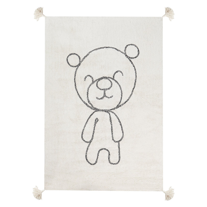 Micco Animal Print Cotton Hand Tufted 140cm X 200cm Area Rug
