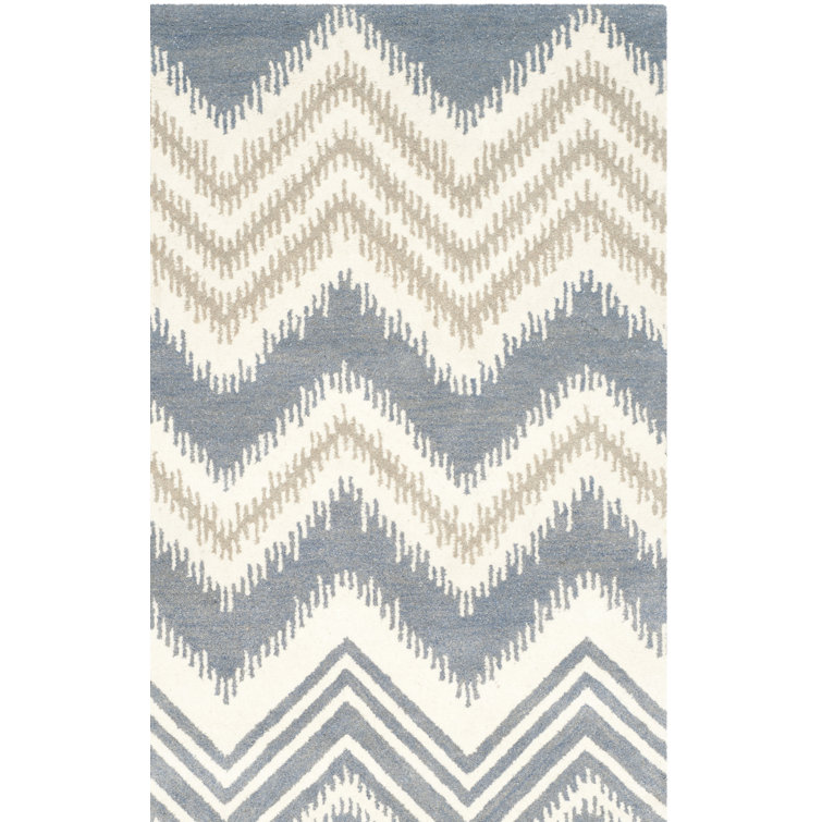 Simryn Hand Tufted Wool Chevron Rug