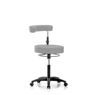 Nama Adjustable Height Lab Stool with Removable Casters/Wheels