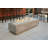 Monae Rectangle Concrete Propane and Natural Gas Smokeless Fire Pit Table with Lid-61802745