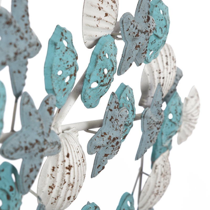 Coastal Nautical Wall Decor on Metal