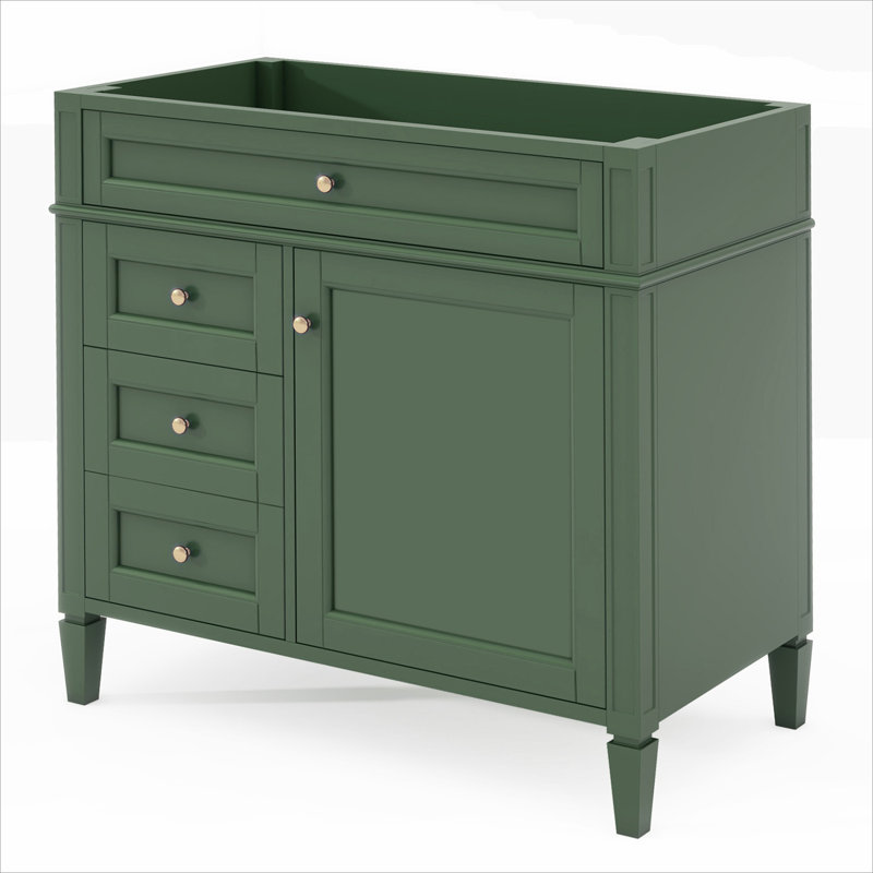 Meuble-lavabo de salle de bain 36 po sans lavabo supérieur 36 po avec 2 tiroirs