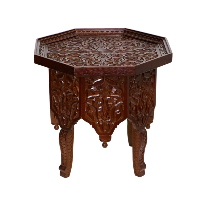 Table basse en bois à 4 pieds