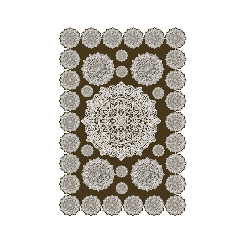 Luxurious Woven Area Rug, 100% Polyester, 23.6 x 39.4 inches | 650 g/m², 0.3 in Pile Height | Antibacterial, Non-Slip PVC Dot Underside, Machine Washable | 3D Digital Printing, Perfect for Living Room & Bedroom Decor