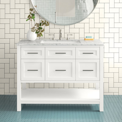Ensemble de meuble-lavabo simple 46 po Haugland