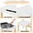 Hassler Kids 3 Piece Rectangular Play Or Activity Table